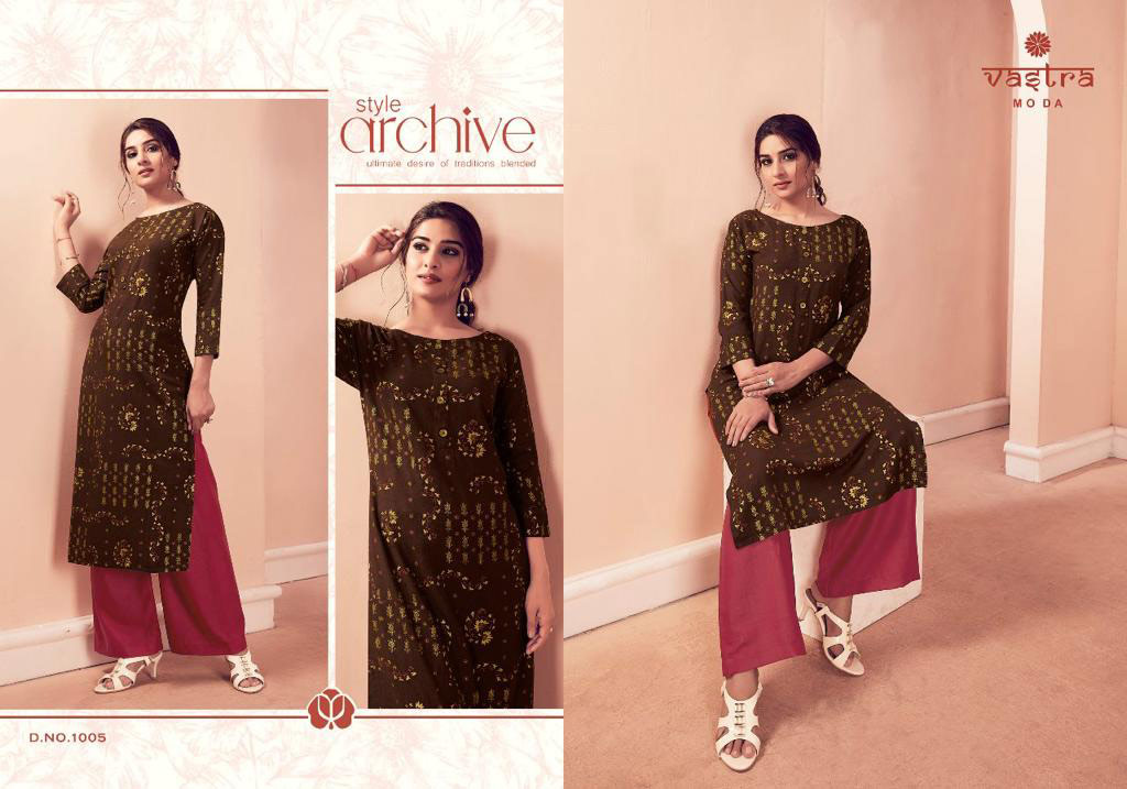 Heritage Vol-2 Vastra Moda Rayon Flex Wholesale Kurti Heritage Vol-2 Vastra Moda Rayon Flex Wholesale Kurti